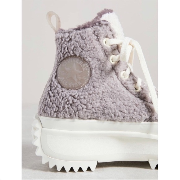 Converse Run Star Hike Sherpa Platform Vapor Mauve PRICE FIRM - Picture 12 of 16